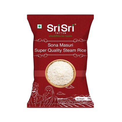 Sona Masuri Super Quality Steam Rice, 1kg