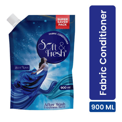 Soft & Fresh Blue Wave 900ml, Fabric Conditioner Softener
