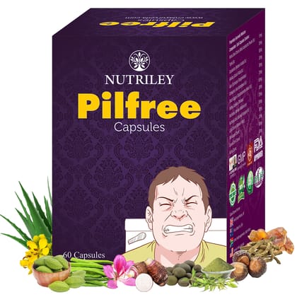 Nutriley Pilfree - Piles Care Capsules (60 Capsules)