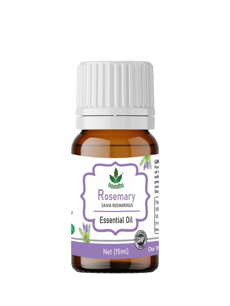 Havintha Natural Rosemary Essential Oil for Hair Conditioner, Skin, Muscle & Joints - 15ml