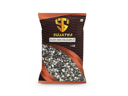 Sujatha Traders Premium Quality Black Urad Chilka