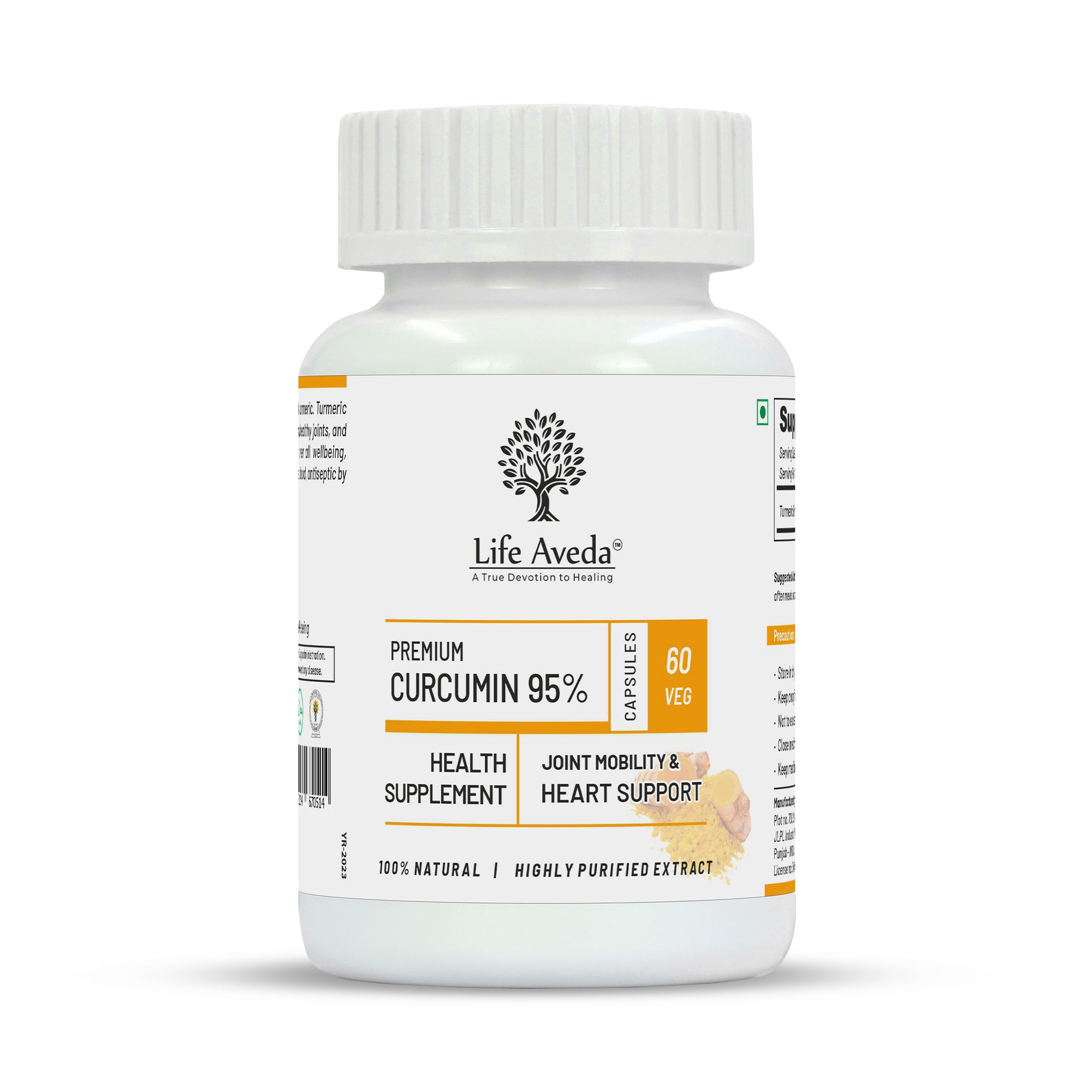 Life Aveda Premium Curcumin 95% - 60 capsules