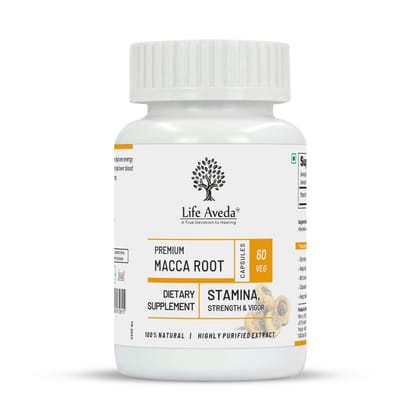 Life Aveda Premium Macca Root - 60 capsules