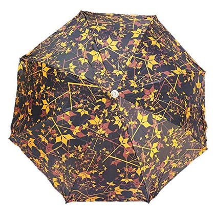 Beautiful floral Design two Fold Umbrella for woman & Man with UV Protection & Auto Open Function (1PCS,Colour and design may very)