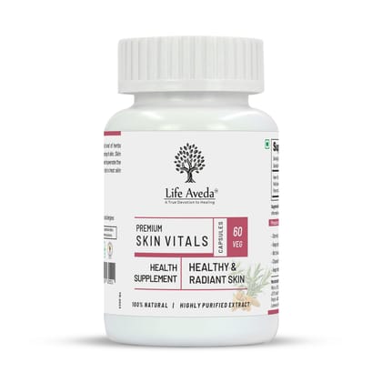 Life Aveda Premium Skin Vitals - 60 Capsules