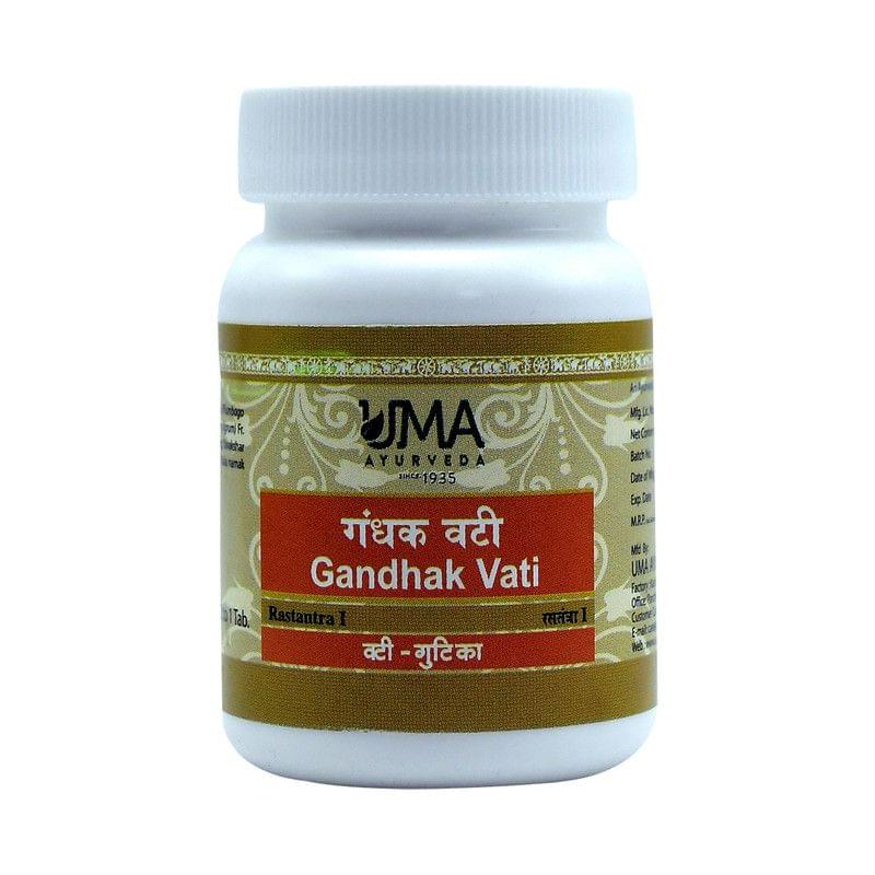 Uma Ayurveda Gandhak Vati (Raj Vati) 40 Tab Useful in Digestive Health