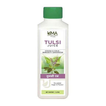 Uma Ayurveda Tulsi 1000 ml Useful in Cough Common Cold, Immunity Booster