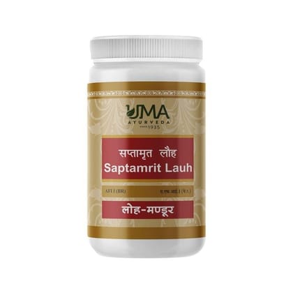 Uma Ayurveda Saptamrat Lauh Ayurvedic Tablets Useful in Immunity Boost and Fever General Wellness (1000 Tabs)