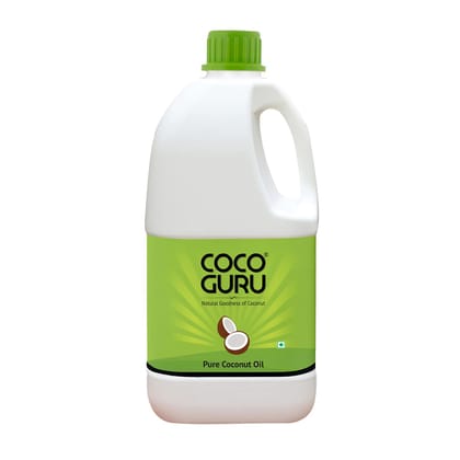 Cocoguru High Grade Coconut Cooking Oil - Jerry Can 2 Litres