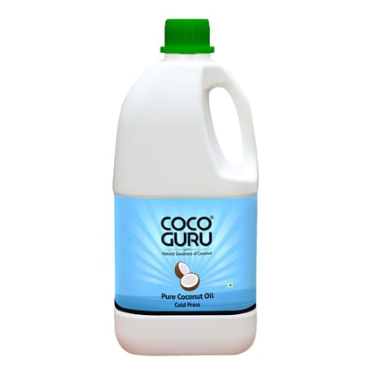 Cocoguru Cold Pressed Coconut Oil - Can 2 Litres