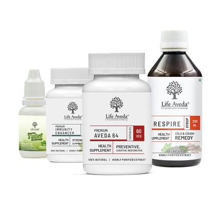 Life Aveda Flu Care Pack ( pack of 4 )