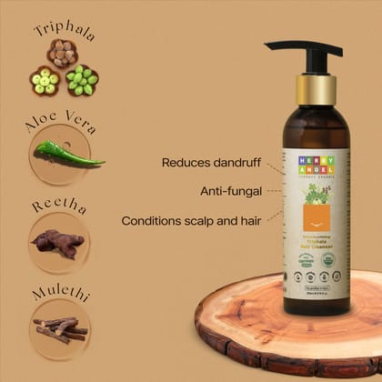 Herby Angel Extra Nourishing Triphala Hair Cleanser With Reetha, Cinnamon, and Licorice Extract