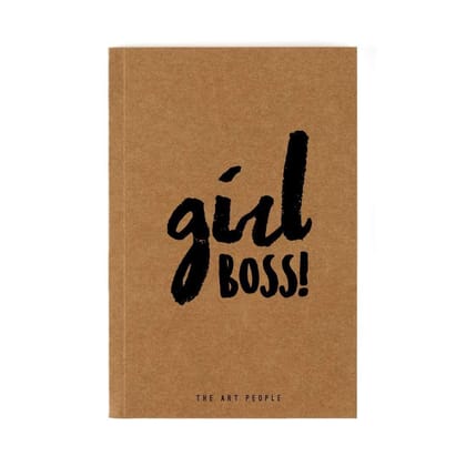 The Art People Girl Boss Notebook - Unruled