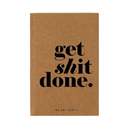 The Art People Get Done Notebook - Unruled