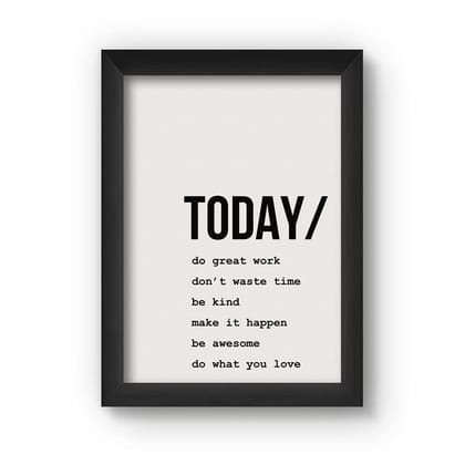 The Art People Today Framed Poster