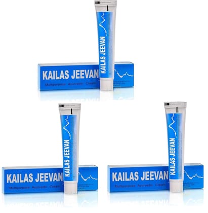 Aryan Kailas Jeevan Cream (20 g), Set of 3