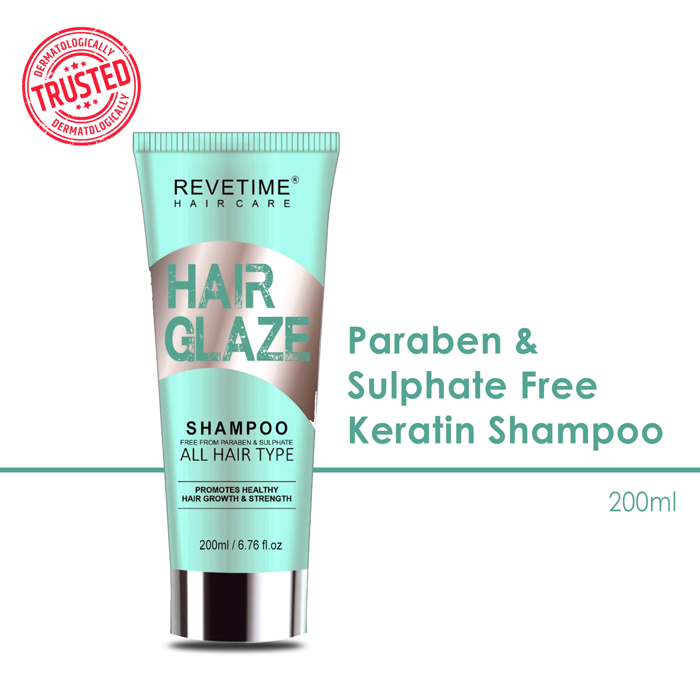 Revetime Hairglaze Sulphate Free anti hairfall Shampoo