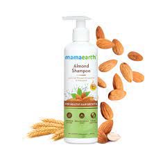 Mama Earth Shampoo Almond Shampoo with Cold Pressed Almond Oil and Vitamin E for Healthy Hair Growth - 250 ml