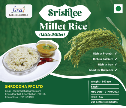 Srishtee Little Millet Rice (Kutki)