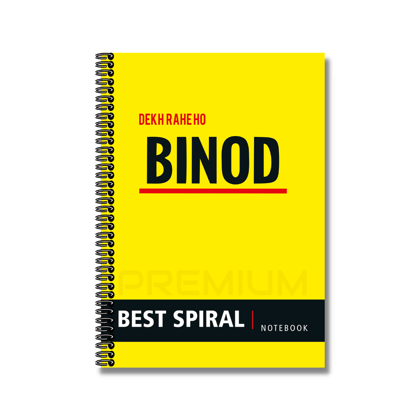 200 Pages Ruled Spiral Notebook (200 × 03 = 600 Pages) By Best Spiral® (Pack Of 3)