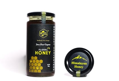 BeeReady Himalayan Honey Pure and Natural,Unprocessed,Highly Nutritious,Rich in Antioxidants (500g)