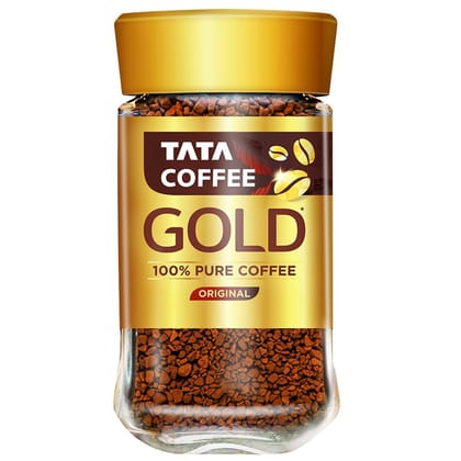 Tata Coffee Gold 100% Pure Coffee - Original, 50 g Jar