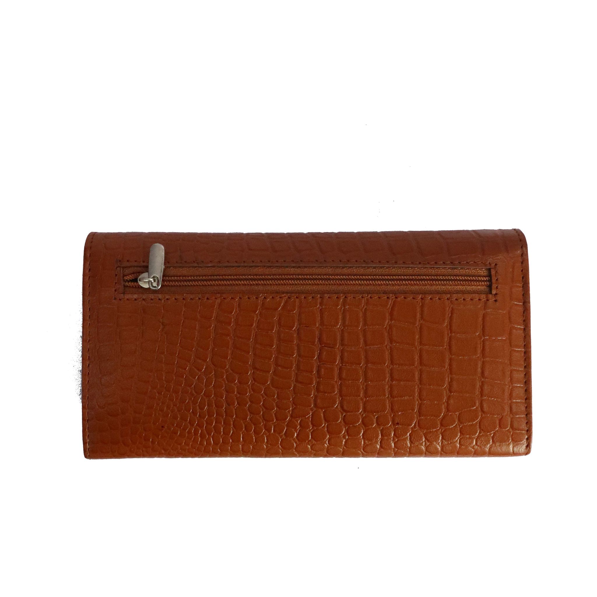 Casual, Party, Formal Black-Brown Envelope Fold Clutch for ladies. (PDS/LDB/23/0004P)