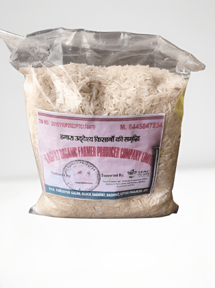 Organic Basmati Rice 1637  (1kg) Bag