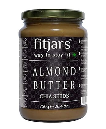 FITJARS Almond Butter with Chia Seeds 750 gm