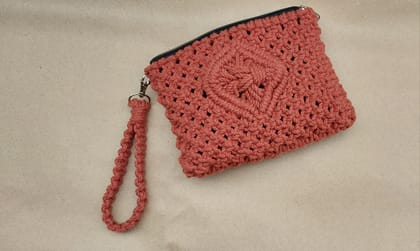 Macrame Handmade clutch bag