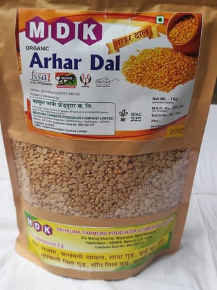 Organic Arhar Dal 1kg