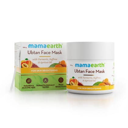 Mamaearth Ubtan Face Mask For Skin Brightening (100gm)