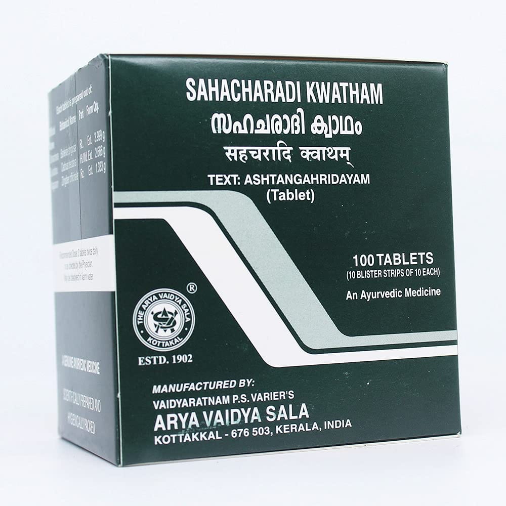 Kottakkal Ayurveda Sahacharadi Kwatham 100 Tablets