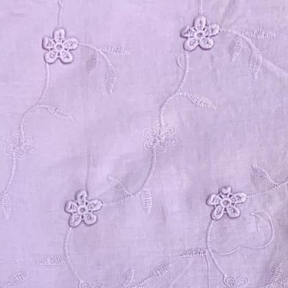 CPY004-Cotton-Lavender Whispers: Light Lavender Hakoba Cotton Fabric 2 meters