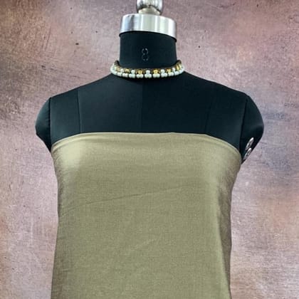 CPY021-Muslin-Golden Elegance: Premium Muslin Silk Fabric for Luxurious Creations 2 meters