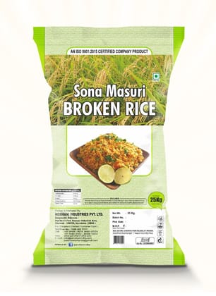 STEAM SONA BROKEN RICE (26KG) , PANCHAMRUTHA DELUXE +F(FORTIFIED WITH 9 ADDED VITAMINS & MINERALS)