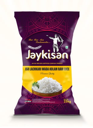 RAW WADA KOLAM RICE (26KG) , JAYKISAN +F(FORTIFIED WITH 9 ADDED VITAMINS & MINERALS)