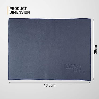Gizga Essentials Microfiber Cloth, 340 GSM, High Absorbent Automotive Microfibre Towels for Car Bike Cleaning Polishing Washing, Multipurpose Cloth for Laptop, Mobile Screen, Kitchen Cloth, 3 Unit