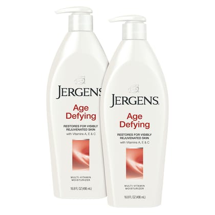 Jergens Age Defying Multi-Vitamin Moisturizer 16.80 oz (Pack of 2)