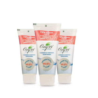 OXY 99 Hand Cleanser Sanitizer Gel (60ml (Pack of 3))
