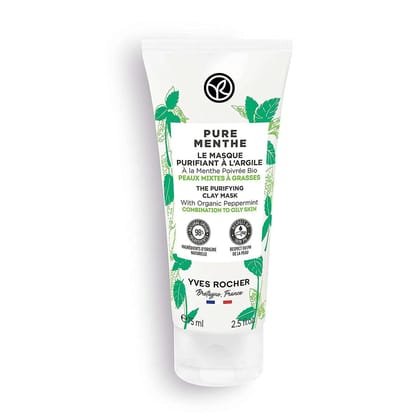Yves Rocher Pure Menthe The Purifying Clay Face Mask 75Ml