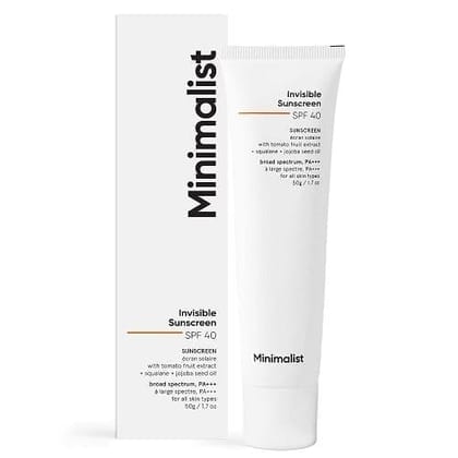 Minimalist Invisible Sunscreen SPF 40