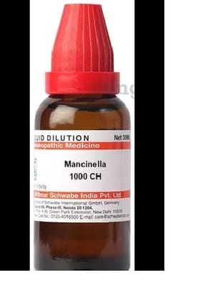 Dr Willmar Schwabe India Mancinella Dilution 1M(pack of 2)