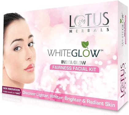 Lotus Herbals White Glow Insta Glow 4 In 1 Fairness Facial Kit (40gm each)