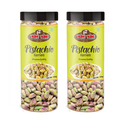 Yum Yum Premium Unsalted Pistachios Kernels 300g (2 x 150g)
