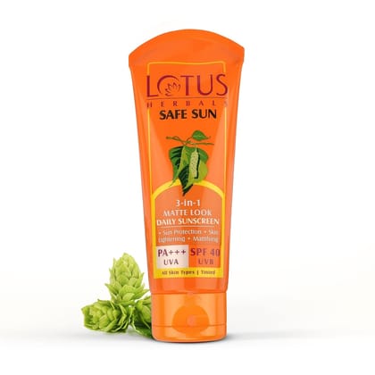 Lotus Herbals Tinted Sunscreen SPF 40 Cream, 50 G