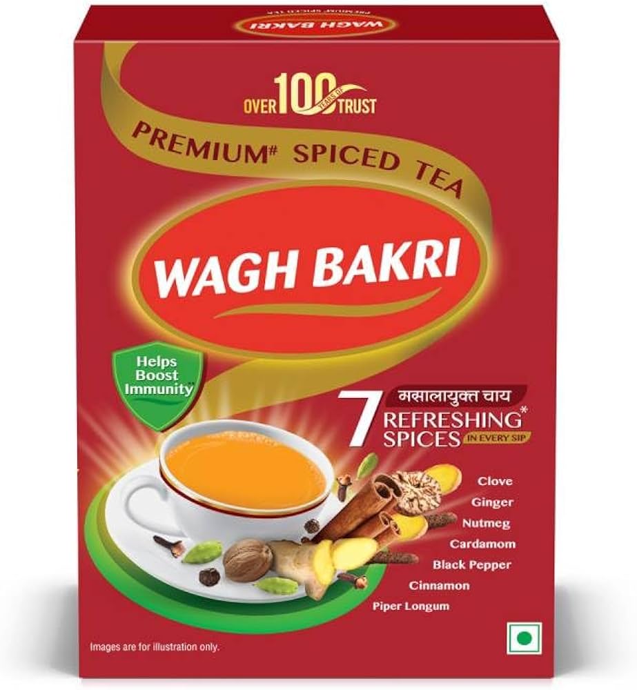 WAGH BAKRI SPICED TEA | MASALA TEA | 250 GM PACK