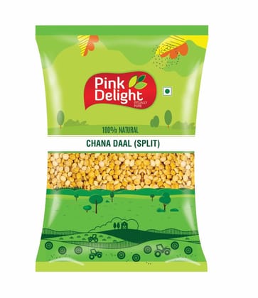 Pink Delight Unpolished & Dry Chana Daal | 500g Pack