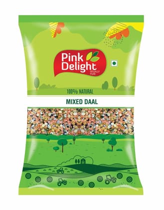 Pink Delight Unpolished Mixed Dal | Panchranga Dal | 7 types of Pulses | 500g Pack