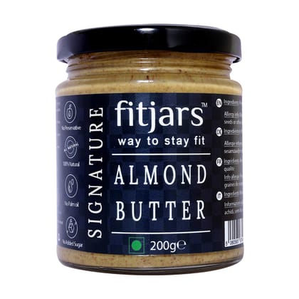 FITJARS Signature Almond Butter(Badam) 200 G
